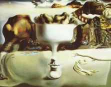 Haga click para ver la imagen ampliada apparition of face and fruit dish on a beach 1938.jpg
